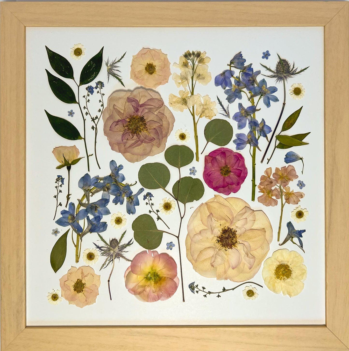 Premium Pressed Floral Frame