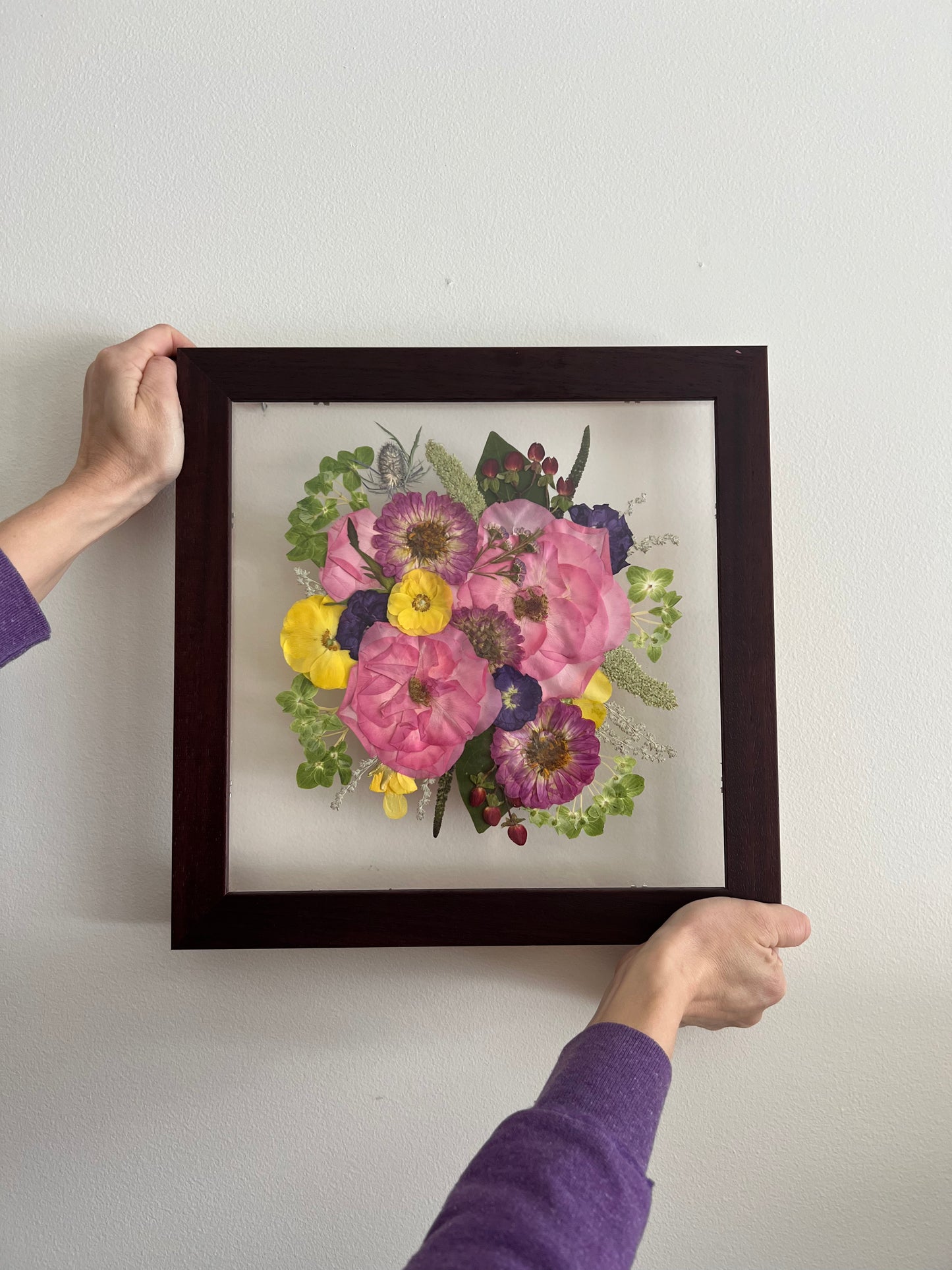 Pressed Floral Frame