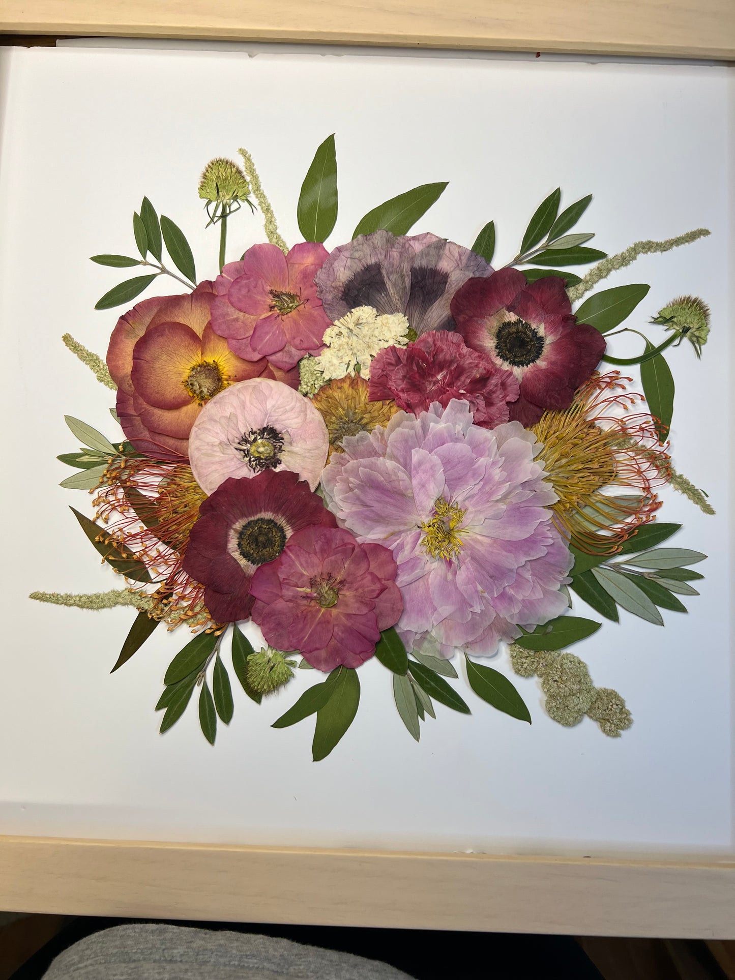 Pressed Floral Frame