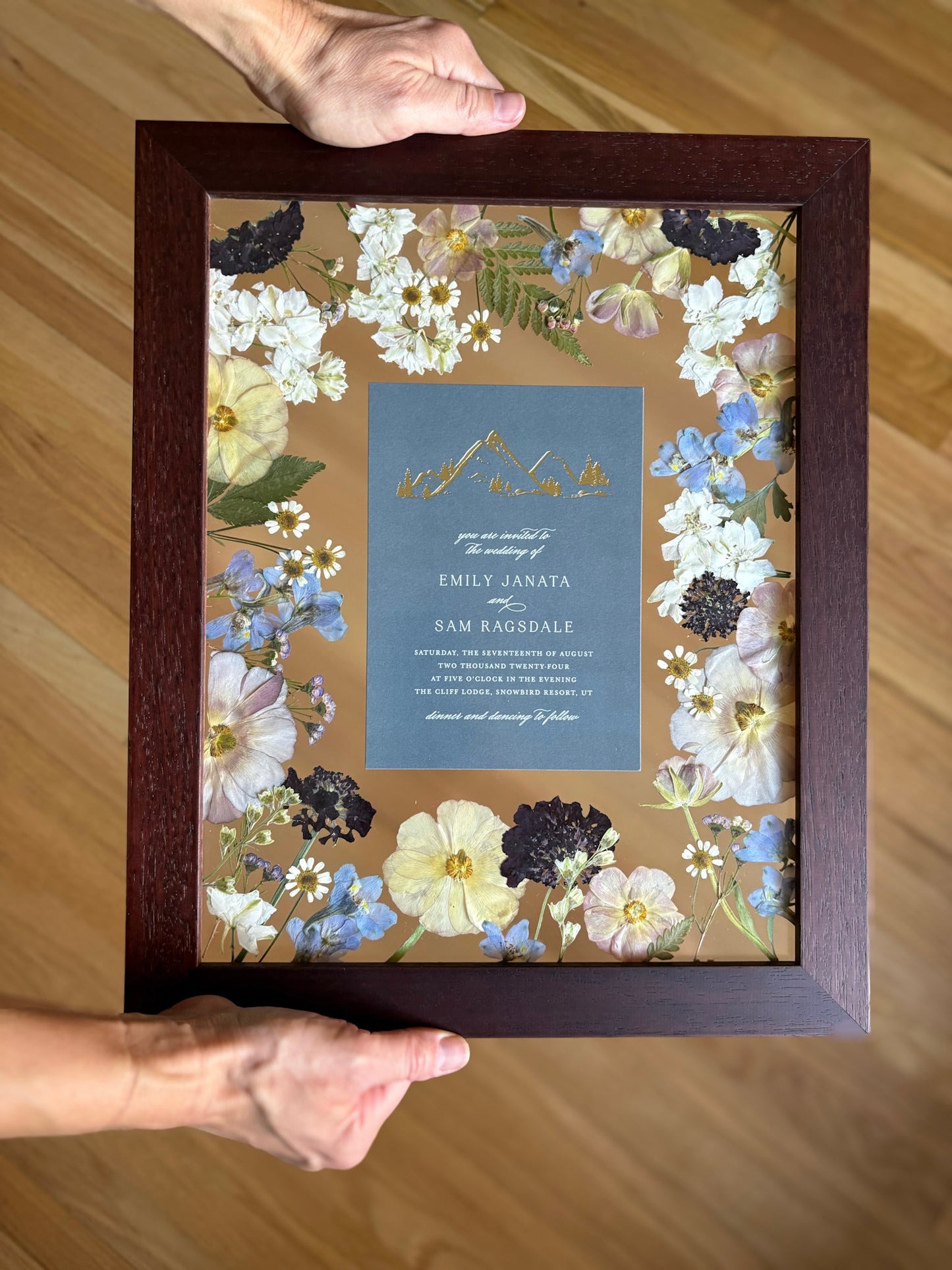 Pressed Floral Frame
